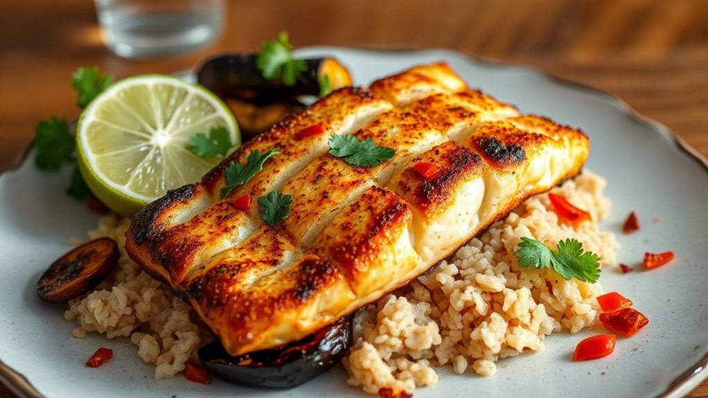 caribbean blackened mahi mahi