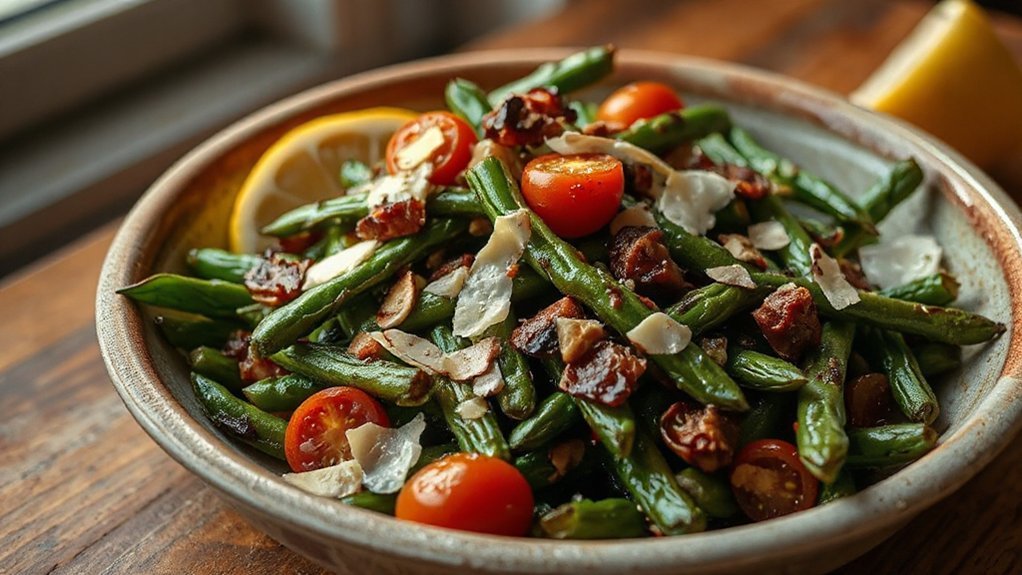 cheesy crunchy zesty beans