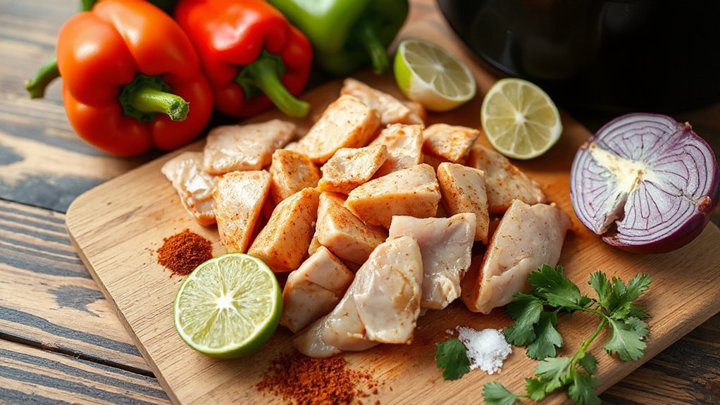 chicken fajita ingredient measurements