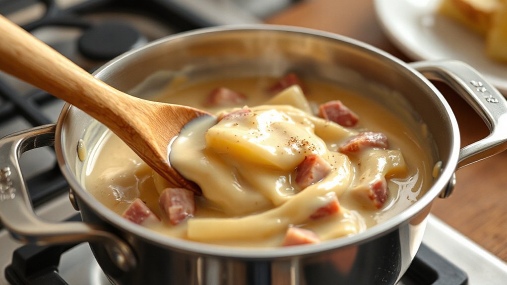 chilled creamy b chamel filling