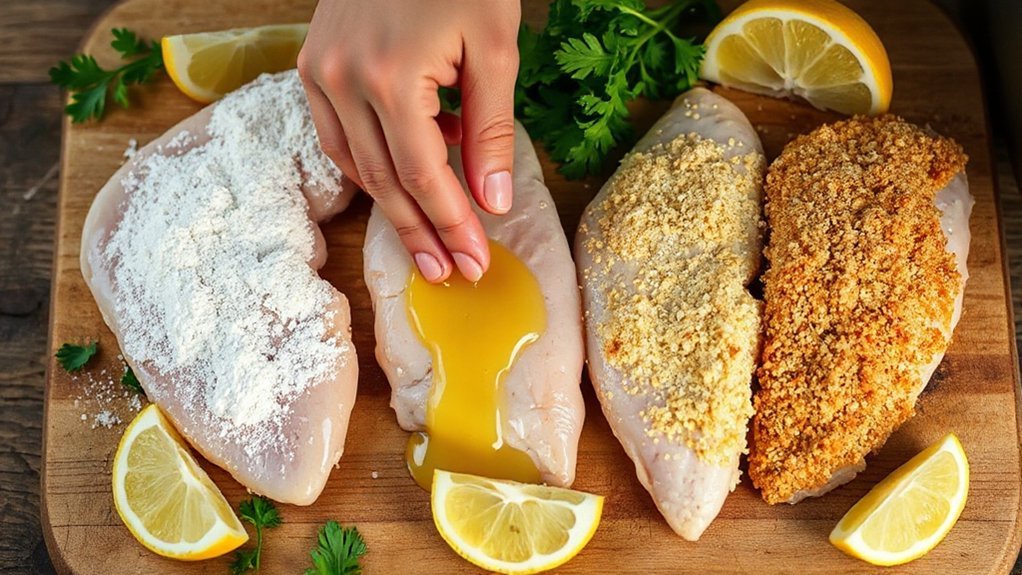 clingy egg panko crust