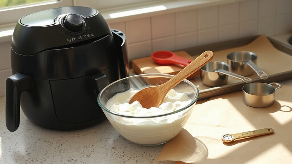 compact heatproof air fryer kit