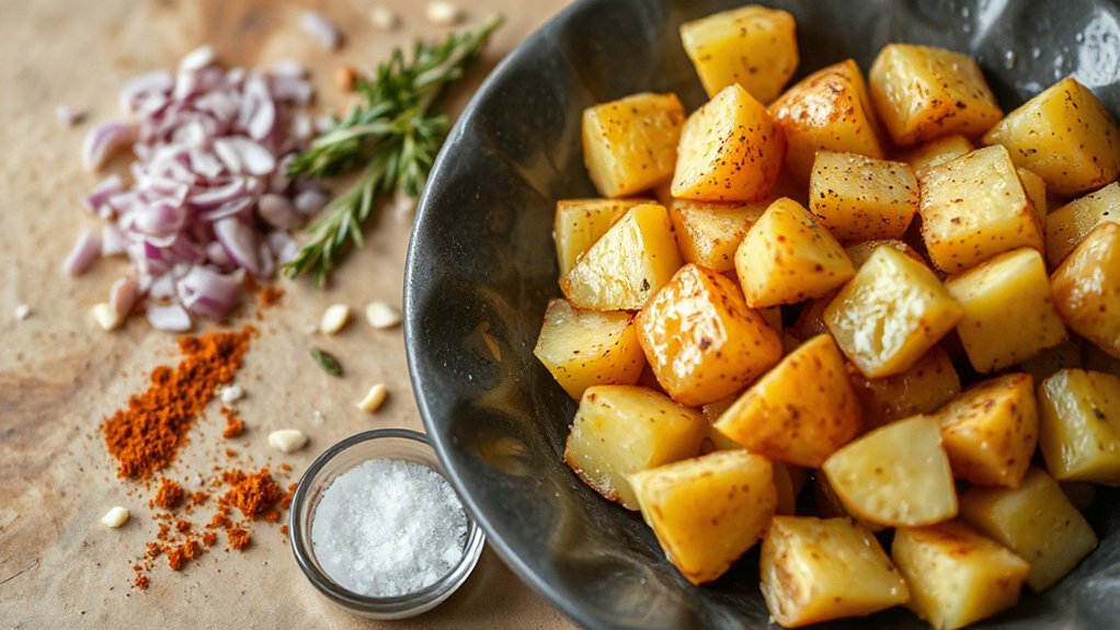 cornstarch crisped seasoned breakfast potatoes