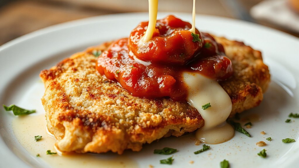 crisp crust gooey cheese