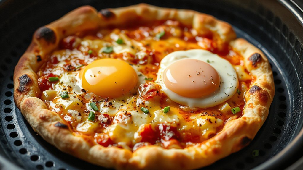 crisp crust melty cheese