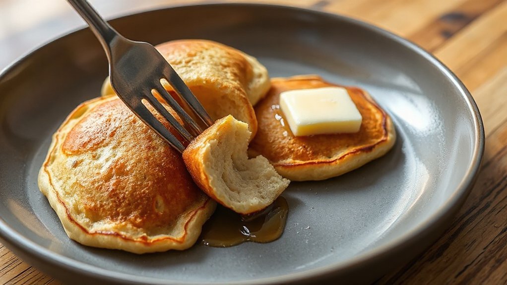 crisp exterior fluffy interior