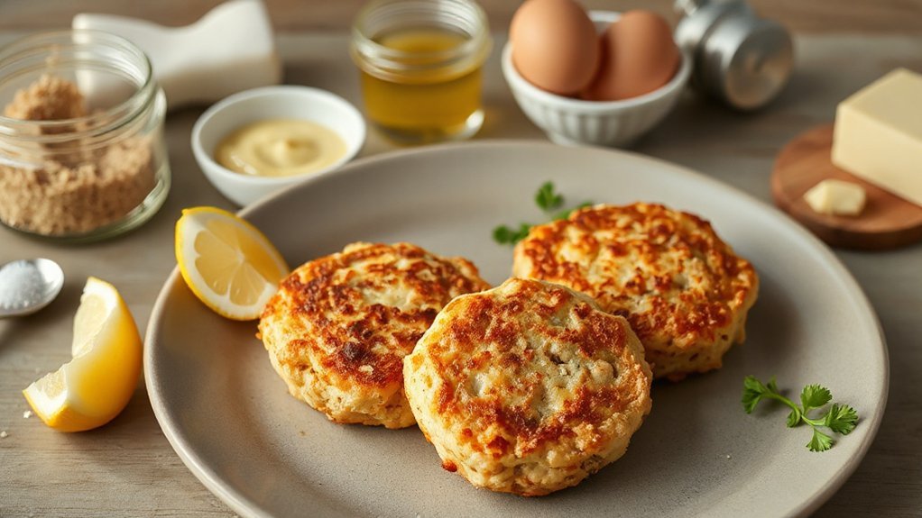 crisp lump crab cakes