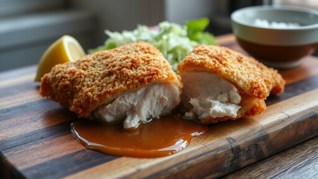 crispy air fried chicken katsu