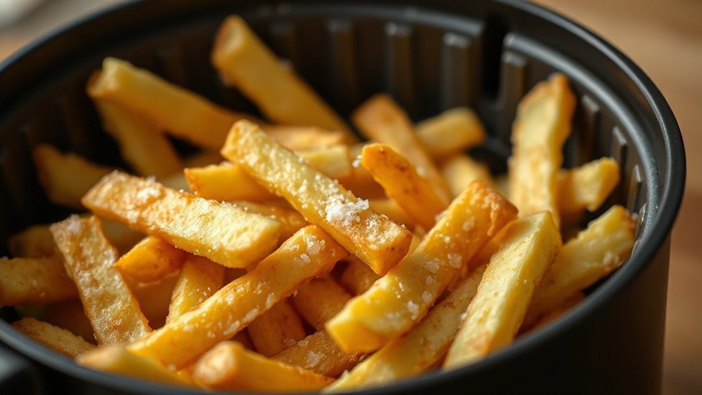 crispy air fried frozen fries