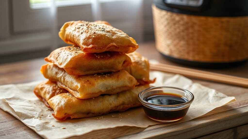 crispy air fryer eggrolls
