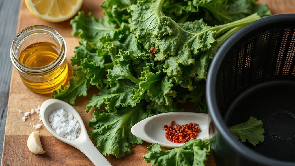crispy air fryer kale