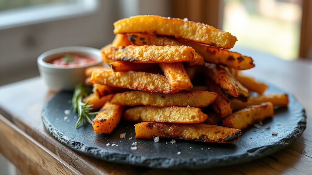 crispy air fryer polenta