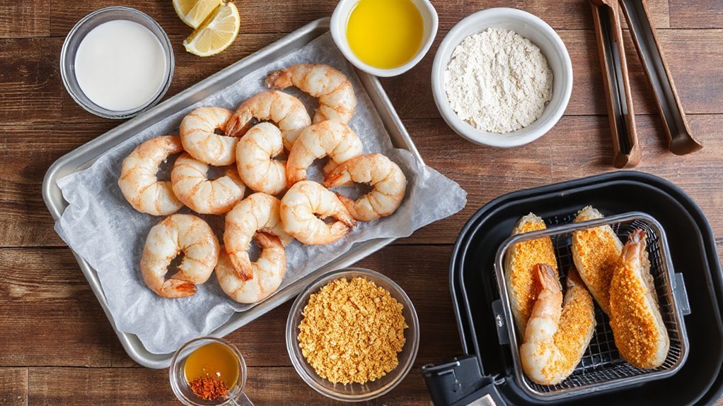 crispy air fryer shrimp