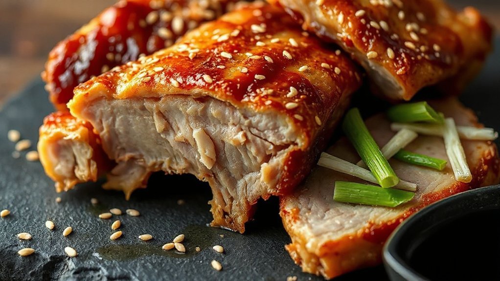 crispy asian pork belly