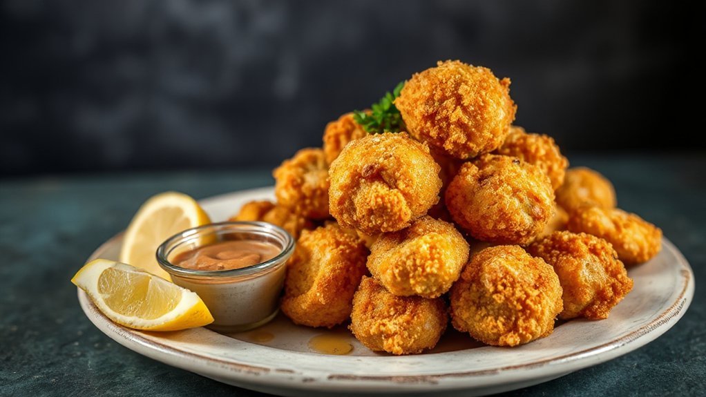 crispy breaded air fryer oysters