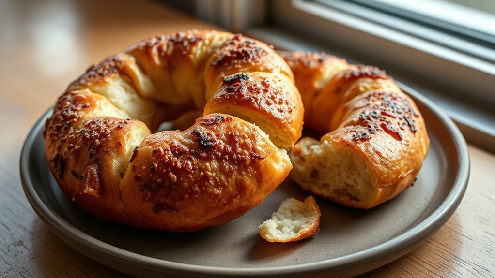 crispy chewy air fryer bagels
