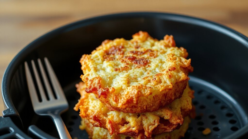 crispy evenly browned low fat