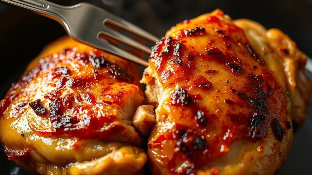 crispy exterior juicy interior