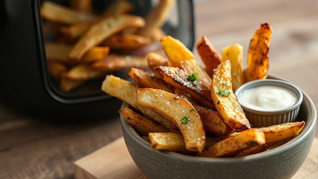 crispy low carb turnip fries