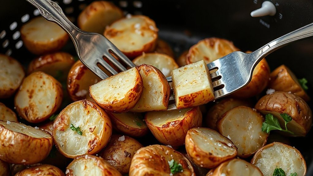 crispy seasoned air fried radishes