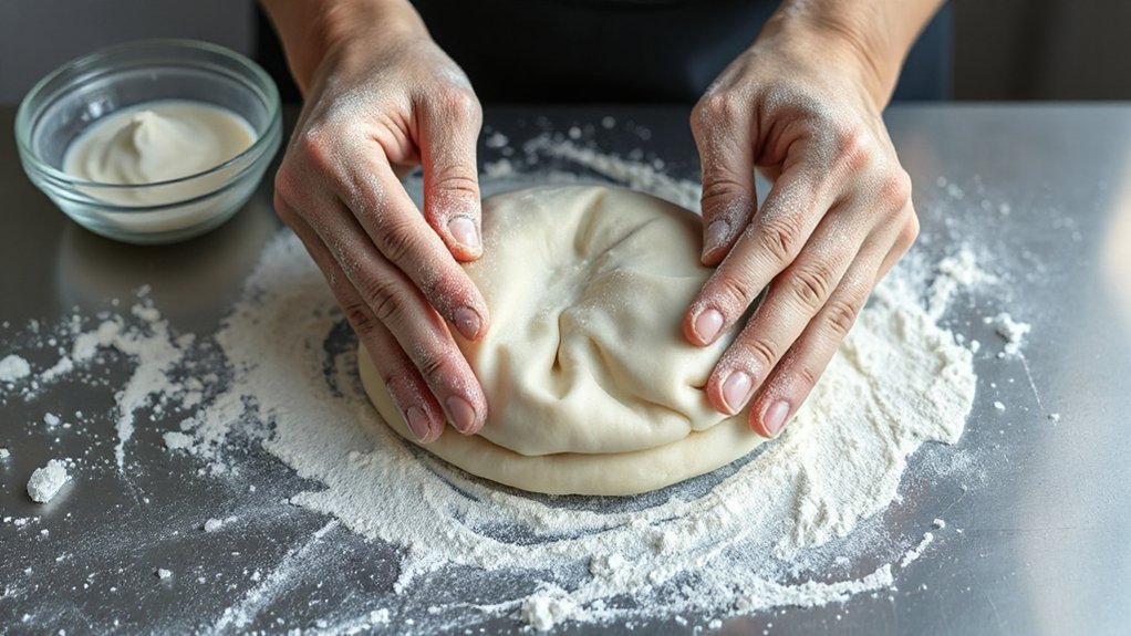 elastic tacky warm yeast proof