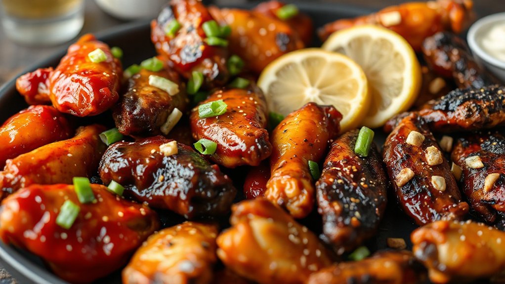 five classic wing sauces