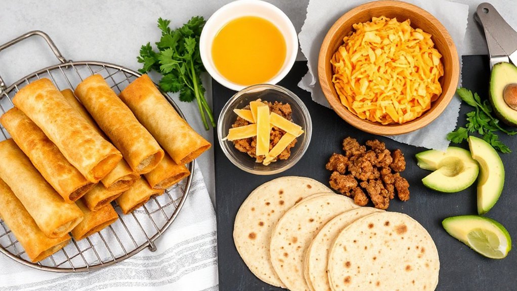 freezer friendly breakfast taquito prep