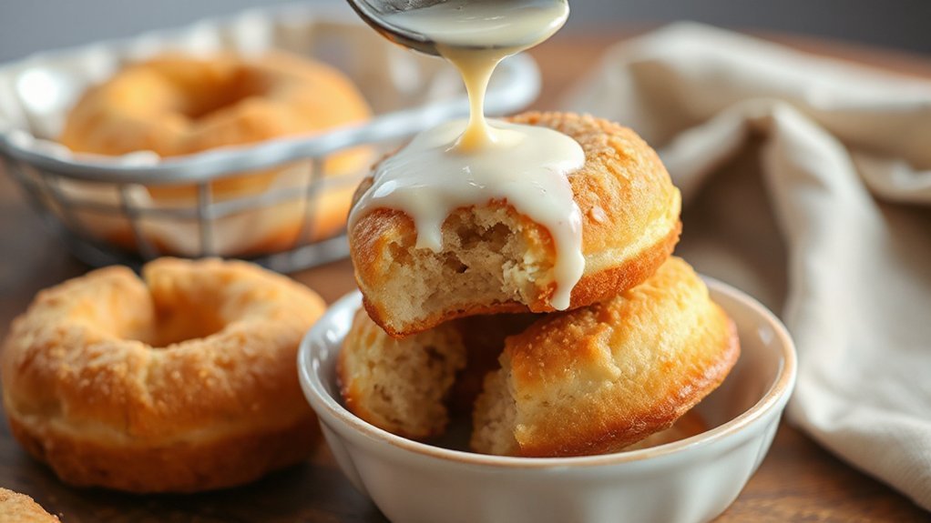 glossy vanilla glaze technique