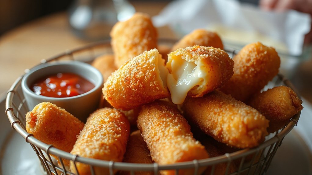 gooey air fryer mozzarella