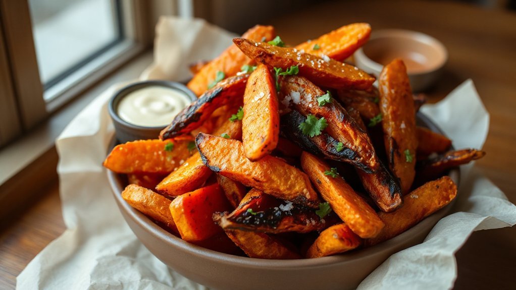healthier air fried sweet fries