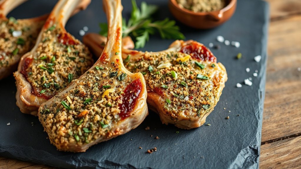 herbed breadcrumb lemon crust