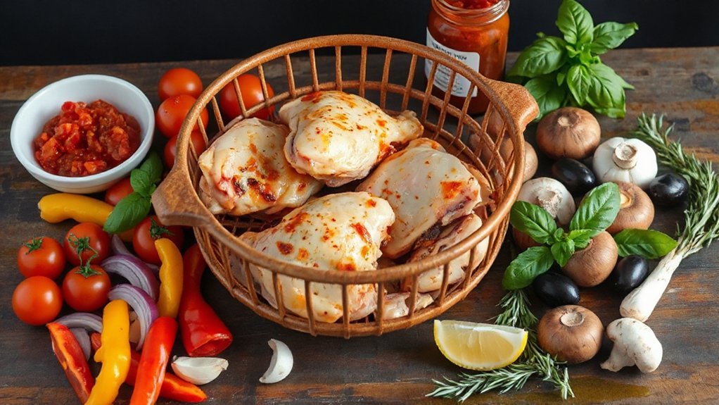 herbed chicken with tomatoes