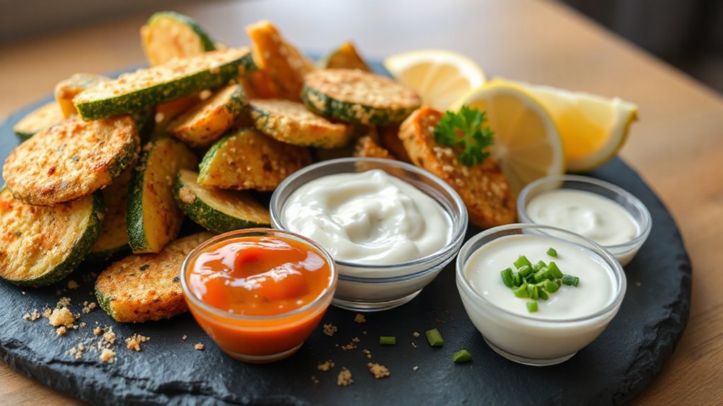 hot fries assorted dips