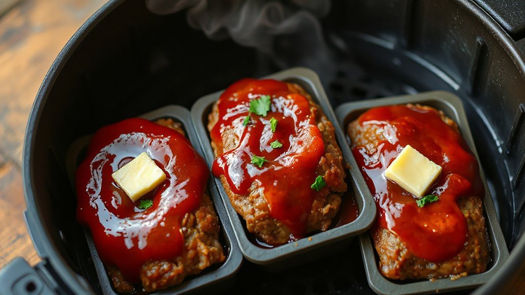 individual air fryer mini meatloaf