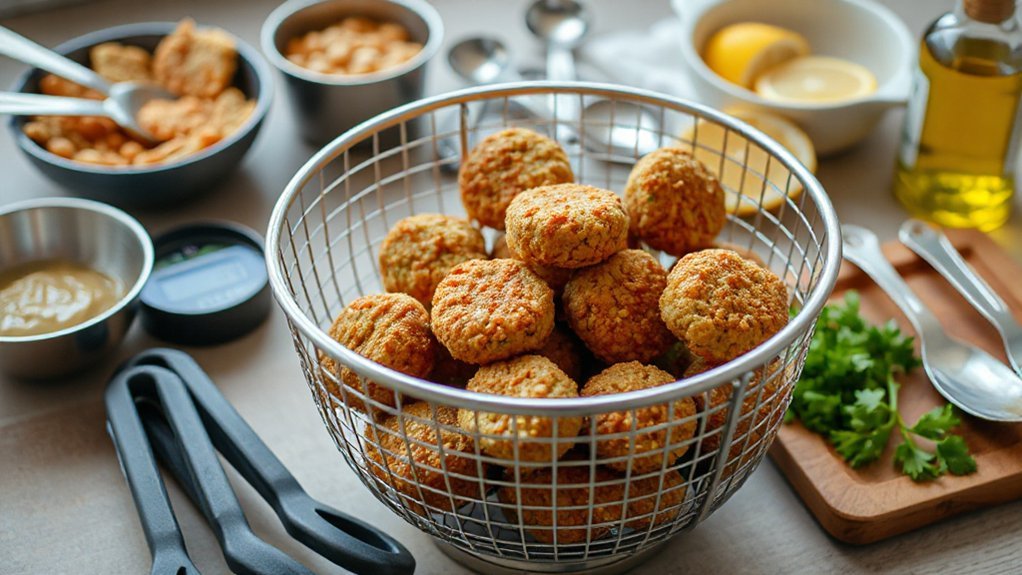 leave space between patties