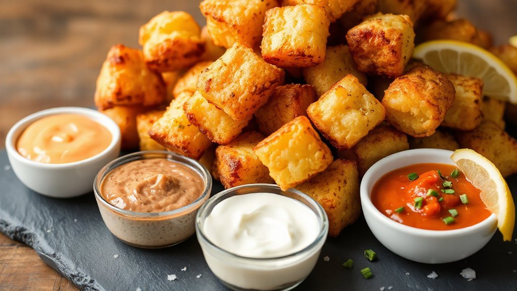 loaded tots and dips
