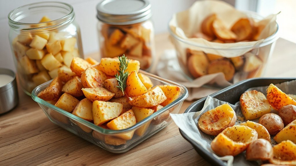 make ahead crispy potato storage