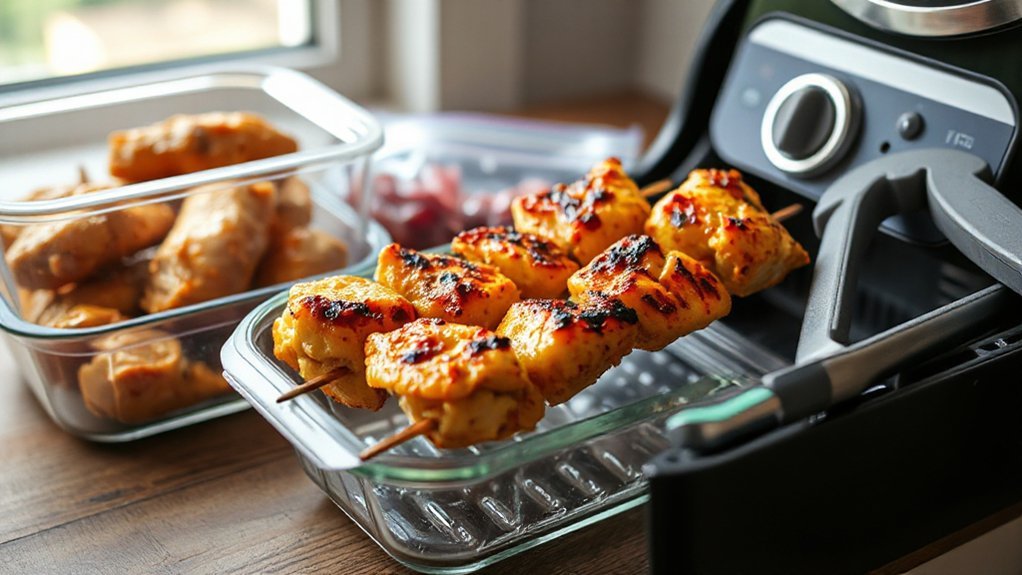 marinate flash chill vacuum seal air fry