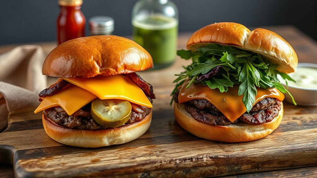 match buns with toppings