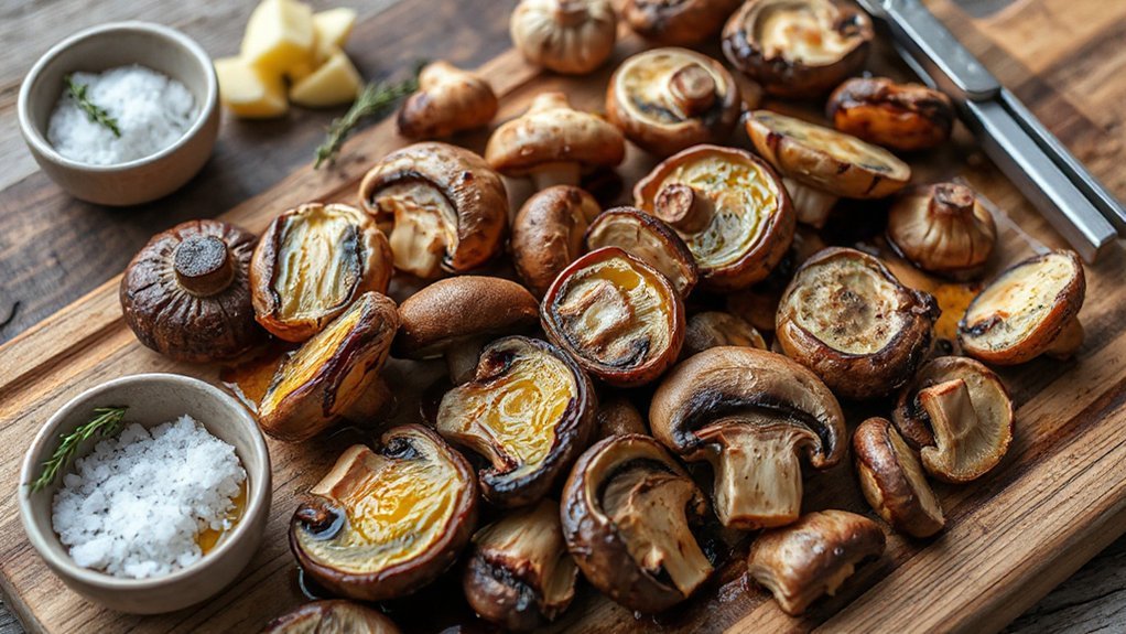 mixed mushrooms simple seasonings