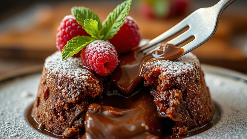 molten air fryer cake