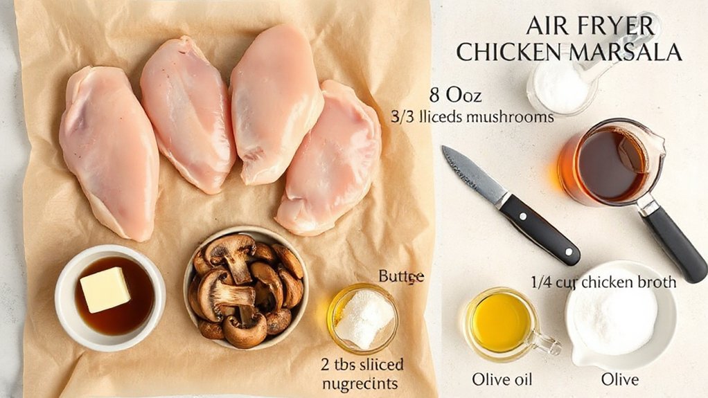 panko crusted chicken with marsala