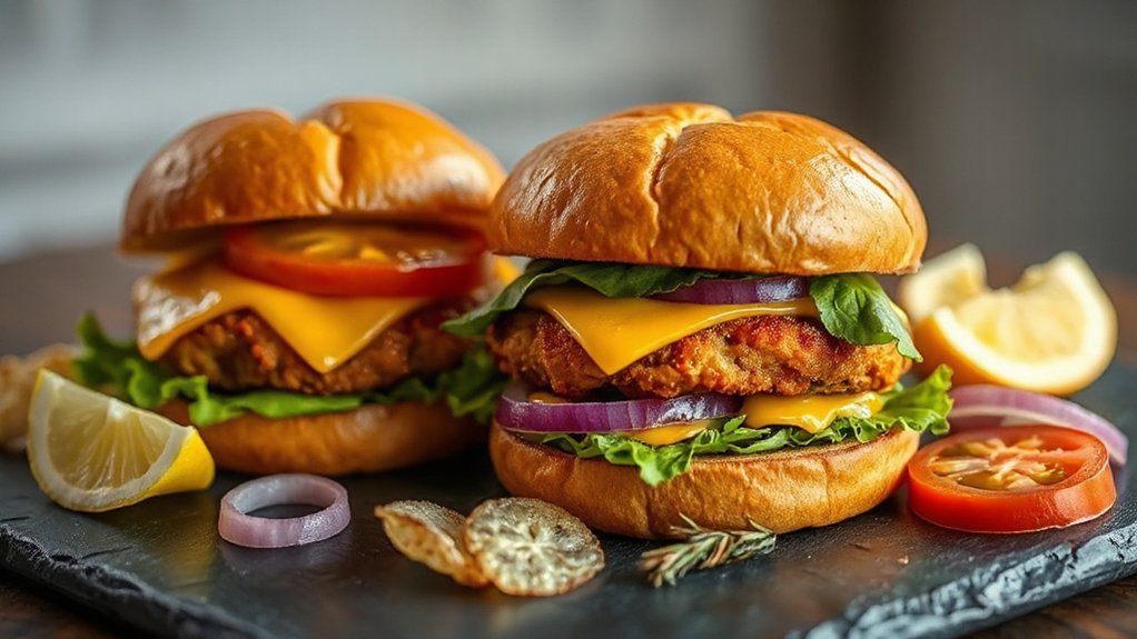 pickles slaw brioche sauces