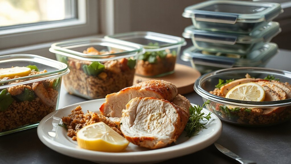 portion label chill reheat