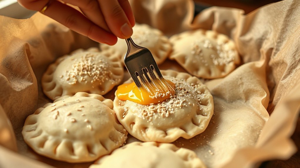 portion seal brush gently