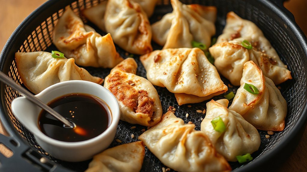 pre cooked evenly sized dumplings