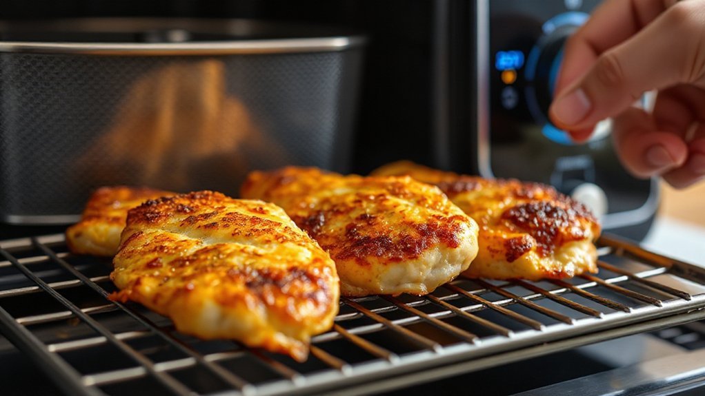 preheat 380 400 f flip 165 f