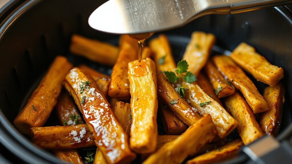 preheat avoid crowding shake