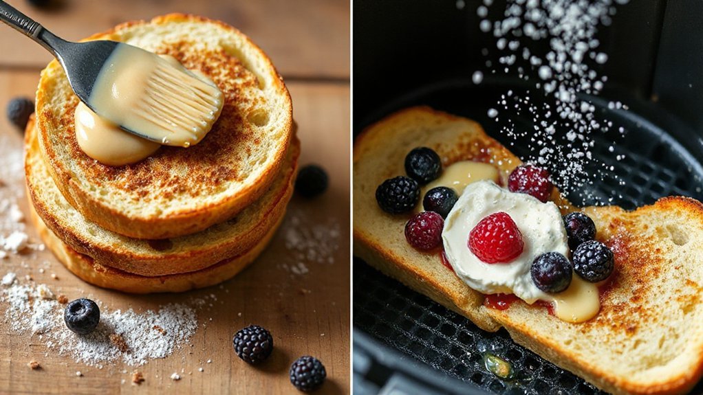 preheat grease assemble secure