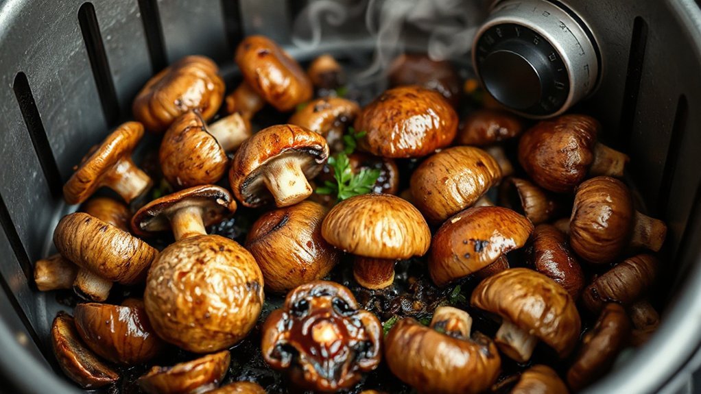 preheat oil single layer rotate